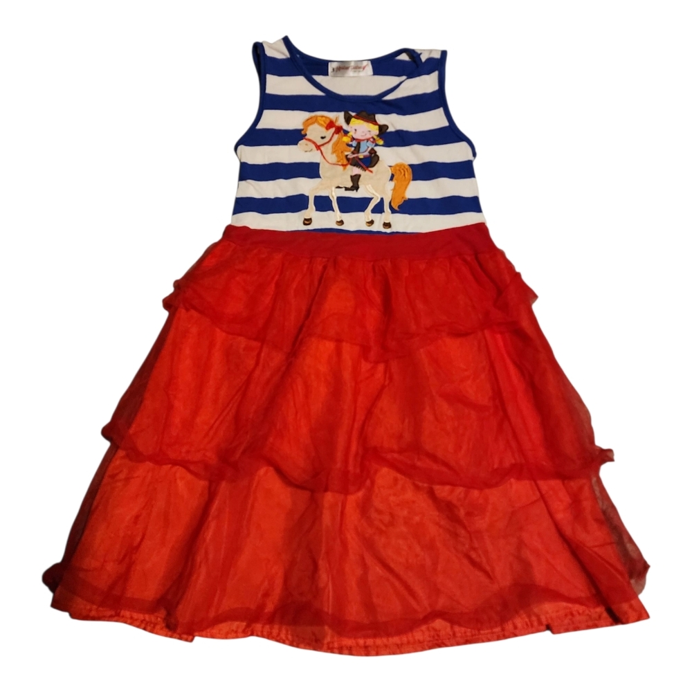 Heather Feather Dress Girls Size 3
